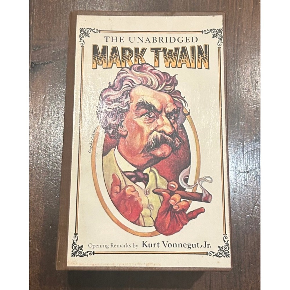 Vintage Mark Twain Book Kurt Vonnegut Movie Prop American Literature Gift Satire